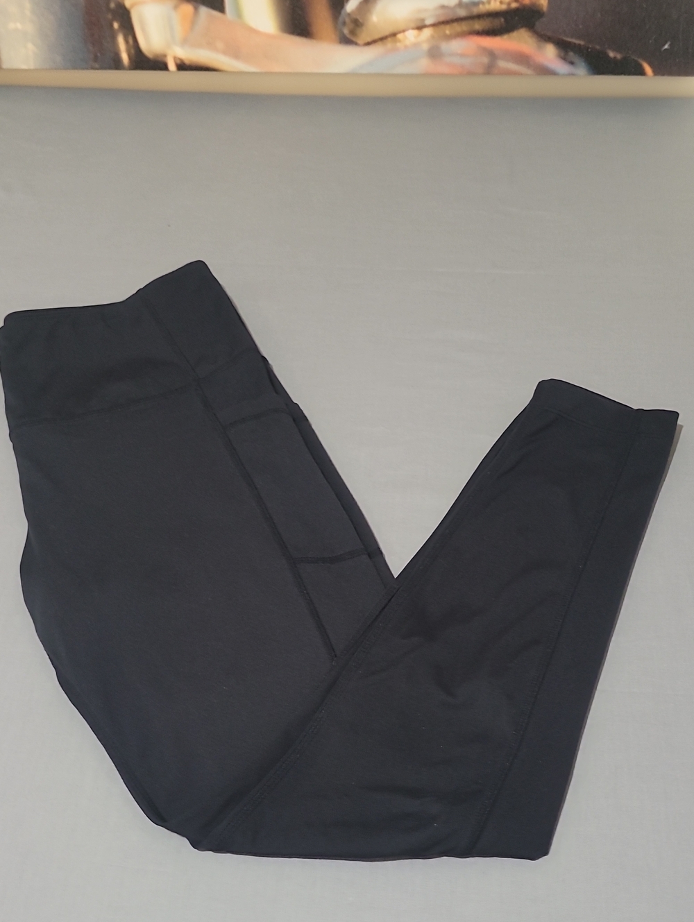 Mondetta Black High-Waist Leggings with Side Pocket